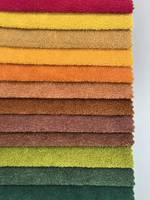 HLX L374 Tissu en velours tricoté teint 100 % polyester épais, tendance, personnalisé OEM, vente en gros du fabricant