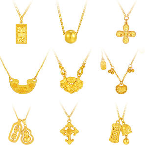 สร้อยคอทองคำแท้ 24K รูปใบโคลเวอร์สี่แฉก ทองคำบริสุทธิ์ <span class=keywords><strong>999.9</strong></span> ปรับแต่งวัสดุได้ สร้อยจี้นำโชค เครื่องประดับแฟชั่น - Product Image 6