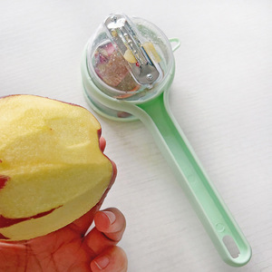 Éplucheur créatif avec boîte de rangement, éplucheur anti-éclaboussures pour fruits et légumes, éplucheur de fruits. - Product Image 3