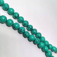 Perles de ligne noire, pierres naturelles de 4 à 14mm de diamètre, bleu, vert, rouge, blanc, turquoise, malachite, pour la fabrication de bijoux, collier, boucles d'oreilles, accessoires