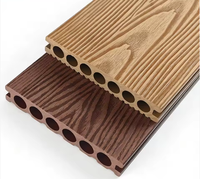 Prix d'usine OEM, terrasse en composite WPC, imperméable et résistante à l'humidité, terrasse en bois-plastique pour extérieur