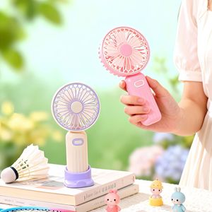 Ventilateur portable LingPan 5W avec moteur DC, batterie rechargeable, utilisation manuelle ou sur bureau - Product Image 2