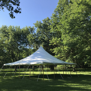 Grande tente de réception extérieure imperméable 10x20 pour 200 à 100 personnes, idéale pour les mariages dans le jardin, matériaux de tente. - Product Image 5