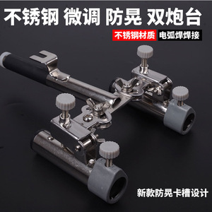 ที่วางคันเบ็ดคู่แบบปรับได้ ทำจากสแตนเลส ยี่ห้อ Fishing Haha สำหรับอุปกรณ์ตกปลา - Product Image 4