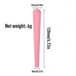 Custom 120mm bianco tubo di plastica di colore rosa ermetico sigaro contenitore PP portatile un pezzo conico rotolo di fumo tubi - Product Image 4