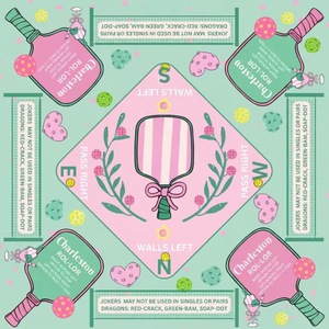 Juego de Mahjong Americano de Lujo con 160 Fichas, Serie Garden Party, Fondo Azul con Abejas, Grabado en 2 Capas, Perlas de Lujo, Miss Christmas - Product Image 6