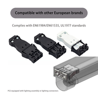 Connecteur de câble mâle femelle 3 broches Connecteur de bornier sans vis ignifuge pour lumière LED