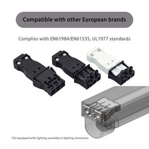 用于发光二极管灯的<span class=keywords><strong>3</strong></span>针公母电缆连接器防火无螺钉接线端子连接器 - Product Image 4