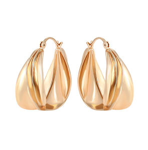 Xuping-pendientes <span class=keywords><strong>de</strong></span> aro <span class=keywords><strong>de</strong></span> oro <span class=keywords><strong>de</strong></span> 18k, joyería, decoración interior, elegante, 99047 - Product Image 1