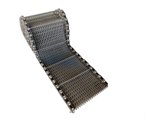 Sabuk Konveyor Jaring Rantai Logam Stainless Steel 304 Industri Makanan Lurus Paralel Mesin Konveyor Suhu Tinggi - Product Image 1