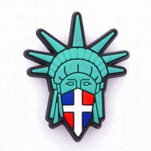 Charm per Scarpe in PVC Ispirati al Zoccolo Dominicano, Decorazioni per Scarpe per Adulti con Orgoglio Ispanico - Product Image 5