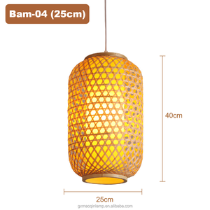 Lámpara <span class=keywords><strong>LED</strong></span> colgante de isla de <span class=keywords><strong>cocina</strong></span> Lámpara de bambú para interiores con pantallas y cubiertas Lustre Suspendu Cuisine - Product Image 5