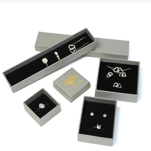 Set di confezioni per gioielli di alta gamma, scatola quadrata lunga per collane, orecchini, <span class=keywords><strong>anelli</strong></span>, per gioiellerie - Product Image 2