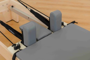 Machines Yoga Training Home Tower <b>Oak</b> Half Trapeze Wood Reformer Tower Core Training Bed - Product Image 6