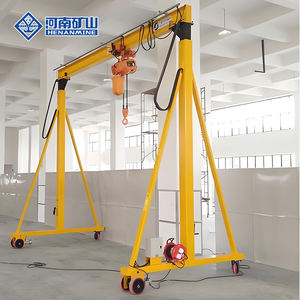 <span class=keywords><strong>Gru</strong></span> a Portale Elettrica Portatile da <span class=keywords><strong>Officina</strong></span> 2, 3, 5 Tonnellate con Paranco Elettrico - Product Image 3