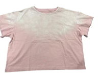 T-shirt Streetwear Homme Personnalisé Kornit DTG Imprimé Vintage Tissé 280g Rose Dégradé Portrait Gothique Longueur Standard