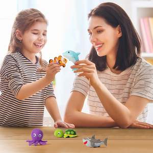 Kit de feutrage à l'<span class=keywords><strong>aiguille</strong></span> en feutre de <span class=keywords><strong>laine</strong></span> à bas prix poupée animaux de l'océan conceptions uniques décoration de la maison cadeau d'anniversaire pour adultes et enfants - Product Image 5