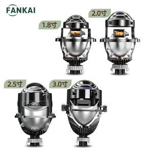 Phares LED de voiture 1,8 pouces 3 pouces Lentilles de projecteur bi-xénon Universel H4 H7 Moto Conversion faisceau haut/bas Non destructif - Product Image 3