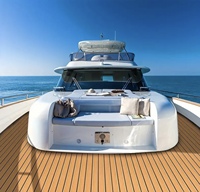 Revêtement de sol pour bateau en mousse EVA marine Heroes Foam, 94 x 47 pouces, double couleur, imitation teck, feuille entière