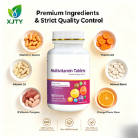 Comprimés multivitaminés naturels XJTY pour adultes, pour soutenir le système immunitaire et lutter contre la fatigue, complément alimentaire naturel pour la santé, pour femmes et hommes