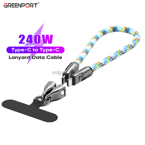 Pd240w dây cáp điện thoại 30cm | điện thoại chống thả dây đeo cổ tay 5A Sạc nhanh 2 trong 1 loại C Cáp - Product Image 3