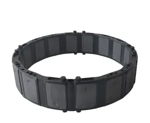 Spritzguss gesinterte Magnete Radial ring Ferrit für Magnet Für Decken ventilator Bldc Motor Kunststoff Permanent magnet Rotor