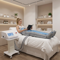Appareil de pressothérapie corporelle ABS pour amincissement par pression d'air et drainage lymphatique, écran LCD, garantie 1 an pour prises AU/CN/UK/JP