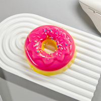Jouet anti-stress Donut à presser le plus vendu, mignon, à rebond lent, créatif, nouveauté, réaliste, sur le thème de la nourriture, unisexe
