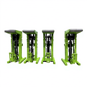 Elevador de contenedores Kit de elevación hidráulica Soporte de 4 Patas Cilindro hidráulico Contenedor de envío - Product Image 1