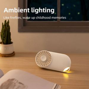 Lightweight <b>Foldable</b> Handheld Fan Desktop USB Portable Gift Outdoor USB Rechargeable Plastic Electric Mini Fan for Home Camping - Product Image 5