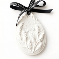 Diffuseur d'arômes Finru en pierre céramique, lavande, pour voiture et armoire, désodorisant d'ambiance, huile essentielle, parfum d'intérieur