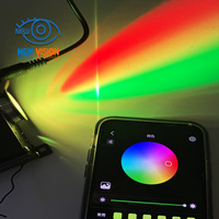 Kits de lumière d'étoile de fibre optique RVB toit étoile lumière Bluetooth App musique contrôle voiture ciel étoilé tête d'affiche avec 550 étoiles
