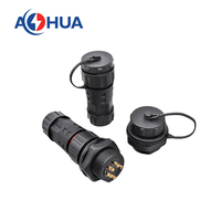 Haute qualité 5PIN électrique mâle femelle prise M20 Type de soudure assemblage connecteur de fil de Signal d'alimentation connecteur LED IP68