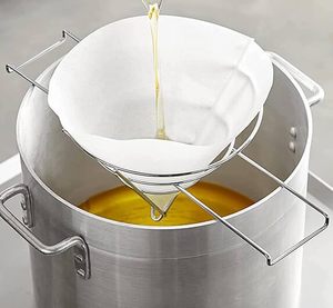 All'ingrosso carta da filtro per alimenti a forma di imbuto 100% poliestere Non tessuto traspirante efficiente resistenza alle alte Temperature - Product Image 6