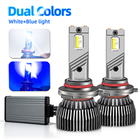 Phare LED de voiture M6B Factory 120W haute puissance, double couleur 6500K blanc bleu, Canbus 12V 24V CSP 3570, ampoule H7 H11 9005 9006 9012