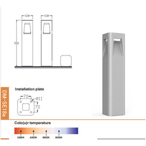 <strong>Cheap</strong> Aluminum Waterproof IP65 14W 19W 24W External Led Lawn Walkway Garden Path Outdoor Pathway <strong>Bollard</strong> Lights - Product Image 1