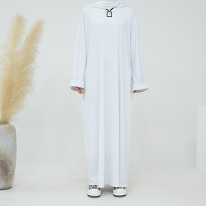 工厂批发Loriya新款秋季针织女装Abaya穆斯林平原Abaya土耳其谦虚伊斯兰服装女装休闲装 - Product Image 5