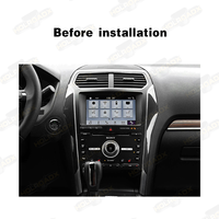 Radio para Auto HOLROADX de 13.8 Pulgadas con Android Auto para Ford Explorer 2010-2019, CarPlay Inalámbrico, Navegación GPS, Pantalla Táctil