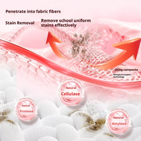 Poudre à lessiver pour vêtements - Portable 850g - Élimine les taches, stérilise, parfum frais longue durée - Vente chaude