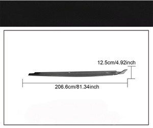 Extensiones de faldones laterales aerodinámicas de fibra de carbono para Audi <span class=keywords><strong>A5</strong></span> S5 B9.5 <span class=keywords><strong>S</strong></span> <span class=keywords><strong>Line</strong></span> 4 puertas <span class=keywords><strong>Sportback</strong></span> <span class=keywords><strong>2020</strong></span>+ - Product Image 6