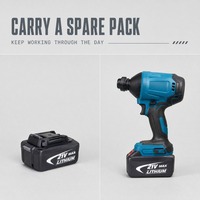 Batterie de remplacement rechargeable pour perceuse, meuleuse, scie et outils multifonctions sur une seule plateforme