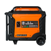 Expédition rapide générateur d'onduleur silencieux grande puissance portable 8kw générateur d'onduleur pour camp