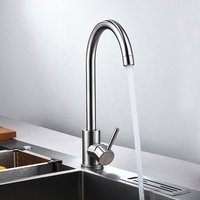 Robinet mélangeur de cuisine à poser sur le plan, eau froide et chaude, pour éviers, équipement sanitaire