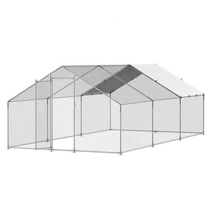 Corrales Metálicos para Aves <span class=keywords><strong>de</strong></span> Corral Fáciles <span class=keywords><strong>de</strong></span> Ensamblar con Cubierta para Patio Trasero - Product Image 4