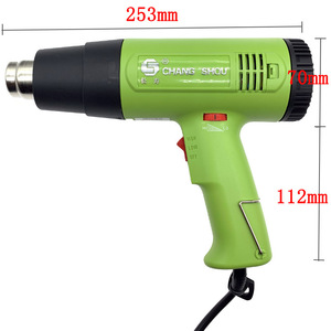Calentador Eléctrico Industrial de 2000W para Calentamiento Rápido, Pantalla LCD Digital, Dos Velocidades de Flujo de Aire, Acero Inoxidable, 250-500C, 220V - Product Image 3