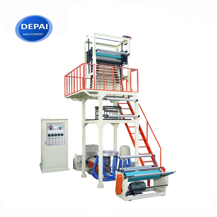 HDPE высоко-качественный двойной цвет пластиковой пленки дуя машина для изготовления ювелирных изделий жилет мешок