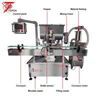 Machine de remplissage automatique à piston de qualité alimentaire pour piment sacue, miel, confiture de fruits, beurre d'arachide, mayonnaise, sauce moutarde, pâte