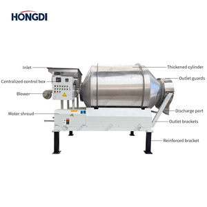 Mélangeur à tambour pour aliments Machine à aromatiser les graines de Cassia en acier inoxydable - Product Image 3