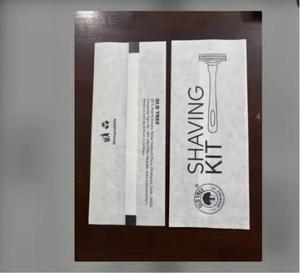 Biodegradable Eco-Friendly Spa <b>Kit</b> Kraft Paper Pouch Exfoliating Hydrating Conditioning Brightening Made India Hotel Amenities - Product Image 2