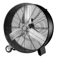 Ventilateur à tambour industriel puissant en métal, grande taille, haute vitesse, robuste, pour circulation d'air, 24, 30, 36 pouces